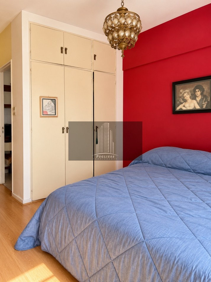 Departamento en venta 3 ambientes con cochera fija cubierta - Piso alto- Balcon - Recoleta 